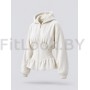 Зип-худи Neverlate Corset Fleece Milky